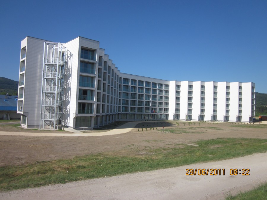 Ansicht nach der Aufstockung