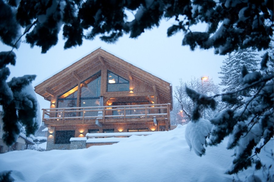 Das Chalet im Schnee